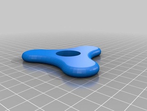 no-peso tri-spinner corpo - mono colore press-fit giocattoli meccanici su misura 3d print model - Mito3D