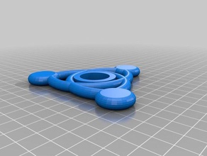 Nein-Gewicht celtic spinner-Körper - mono color press fit mechanische Spielzeuge kundengebundene 3d print model - Mito3D