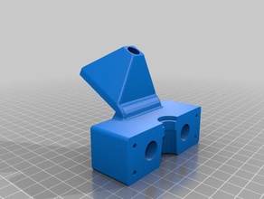 e3d v6 extruder carriage 3d printer parts 3d print model - Mito3D