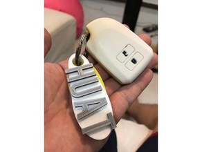 huatkeychain keychains 3d print model - Mito3D