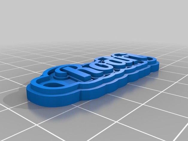 rodri Anahtarlık özelleştirilmiş 3D print model - Mito3D