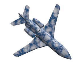 en avion bâtiments et structures l'armée de l'air jet modèle ciel 3d print model - Mito3D