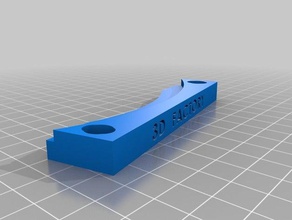 200 mm kossel yatak desteği 3d yazıcı aksesuarları 3d print model - Mito3D