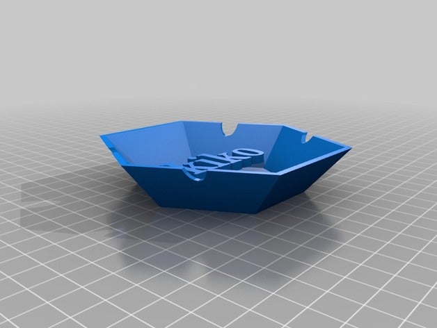cenicero kiko ménage 3D print model - Mito3D