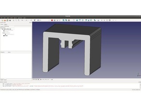 2020 profile v-slot clip base clip-on rail 3d printer accessories 3d print model - Mito3D