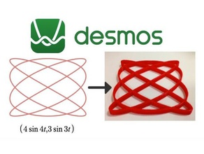 mathematical modeling desmos learning algebra calculator math 3d print model - Mito3D