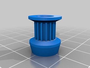 standart servo de temporização polia gt2 6mm correia hobby 3d print model - Mito3D