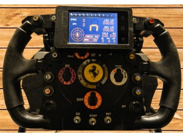 panel smartphone cubierta de thrustmaster f1 wheel juegos video 3D print model - Mito3D