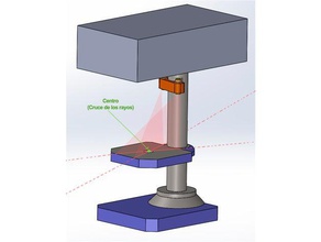 laser guide sight crosshair dril press machine tools drill tool 3d print model - Mito3D