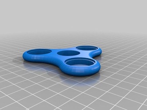 nickle peso tri-spinner spinner - mono colore press-fit giocattoli meccanici su misura 3d print model - Mito3D