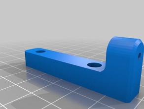 anet a8 remixed z endstop fine adjustment leg 3d printing 3d print model - Mito3D
