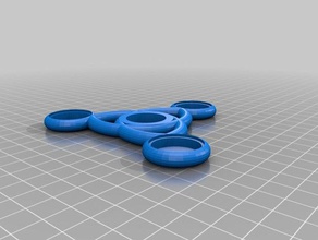 Nickel Gewicht celtic-spinner - mono color press fit mechanische Spielzeuge kundengebundene 3d print model - Mito3D