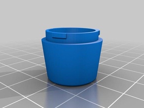 tapered conatiner containers customized 3d print model - Mito3D