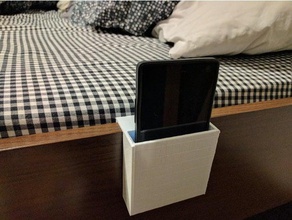 Nachttisch-gadgets Halter - Organisation Schlafzimmer gadget ipad iphone opencad Veranstalter tablet 3d print model - Mito3D