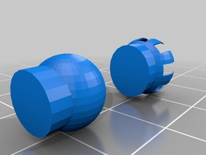 pequeña bola cavidad de la articulación La impresión en 3d 3d print model - Mito3D