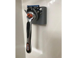 doccia rasoio scaffale bagno titolare la rasatura accessori 3d print model - Mito3D