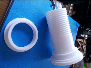 filament spool flanged spacer 3d printer accessories holder 3d print model - Mito3D