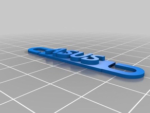 asus cable labels organization customized 3d print model - Mito3D