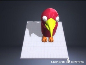 squawker art 3d print model - Mito3D