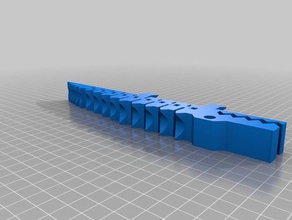 twists & bends crocodile animals bend twist 3d print model - Mito3D