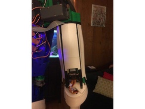 inmoov brazo posterior de la cubierta robótica el robot 3d print model - Mito3D
