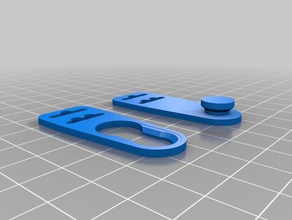 my customized swivel buckle replacement parts 3d print model - Mito3D