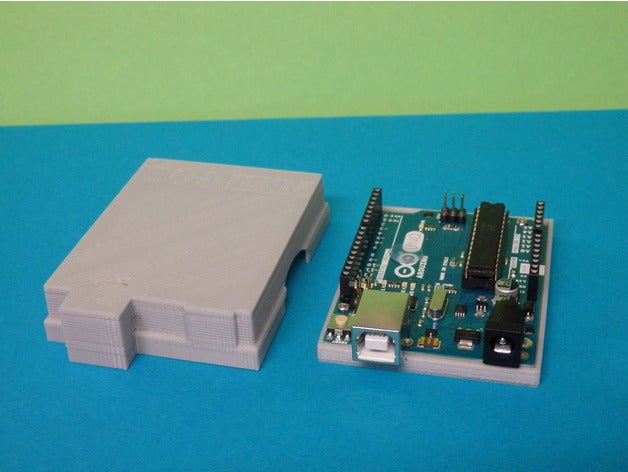 arduino caixa de boite eletrônica caso mega 2560 o uno 3D print model - Mito3D