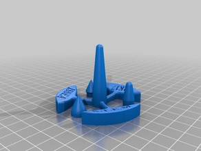 orbital pião-tronco A impressão 3d 3d print model - Mito3D