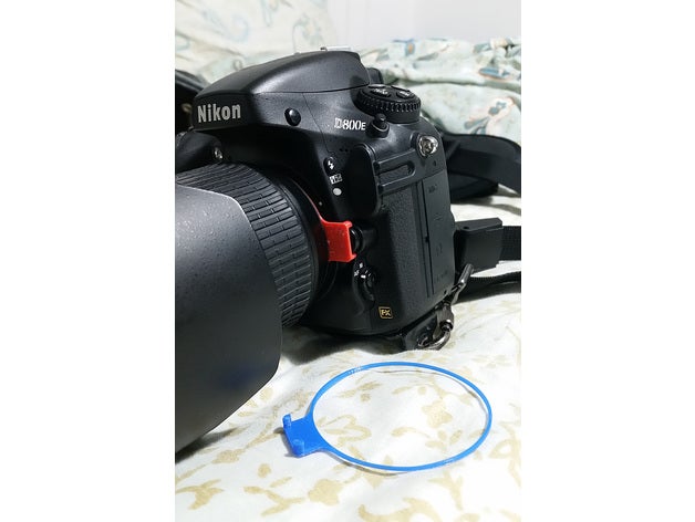 dslr ring v2 camera anti-theft nikon 3D print model - Mito3D