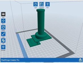 flashforge filamento longo titular Impressora 3d acessórios de spool 3d print model - Mito3D