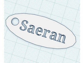 saeran keychain 3d printing 3d print model - Mito3D