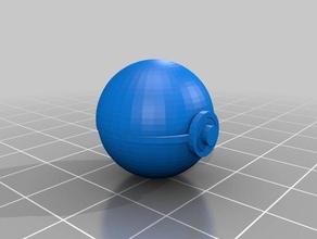 pokeball 3d-drucken 3d print model - Mito3D