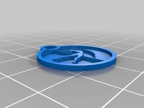 pole 2 keychains customized 3d print model - Mito3D