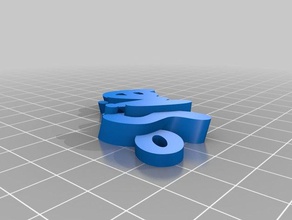 silvia Schlüsselanhänger kundengebundene 3d print model - Mito3D