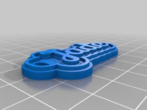 de jade porte-clés personnalisé 3d print model - Mito3D