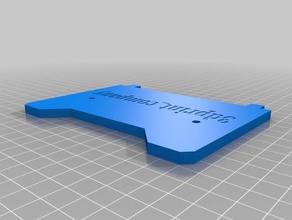 plate 3d printer accessories 3d print model - Mito3D