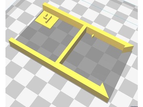 bed height bracket - customizable 3d printer accessories glass monoprice mini select mpsm openscad z-height z adjustor 3d print model - Mito3D