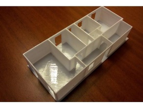 casa las estructuras de edificios appartamento edificio modello plástico 3d print model - Mito3D