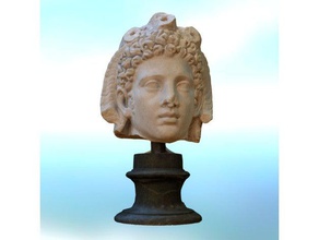 alexander great scans & replicas 3d printing scan bust fighter greek head macedonia man sculpture 3d print model - Mito3D