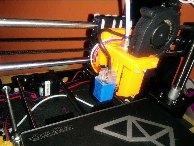 e3dv6 bowden x-carrello di montaggio v2 invertito Stampante 3d estrusori anet a8 aggiornamento trasporto e3d v6 sensore induttivo il monte prusa i3 rework 3D print model - Mito3D