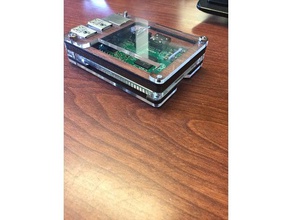 en forma de l pieza c4 laboratorios cebra caja madera con la raspberry pi caso los casos parte 3d print model - Mito3D
