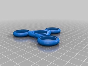 celta de níquel peso tri spinner tamaño normal juguetes mecánicos personalizado 3d print model - Mito3D
