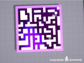 maze art 3d print model - Mito3D