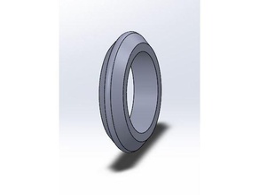 v-ring bearing cover 3d printer parts 2020 extrusion 3d print model - Mito3D