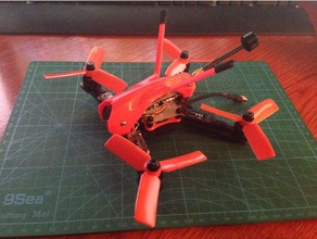 diatone grasshopper quadcopter frame canopy r c vehicles miniquad quad 3d print model - Mito3D
