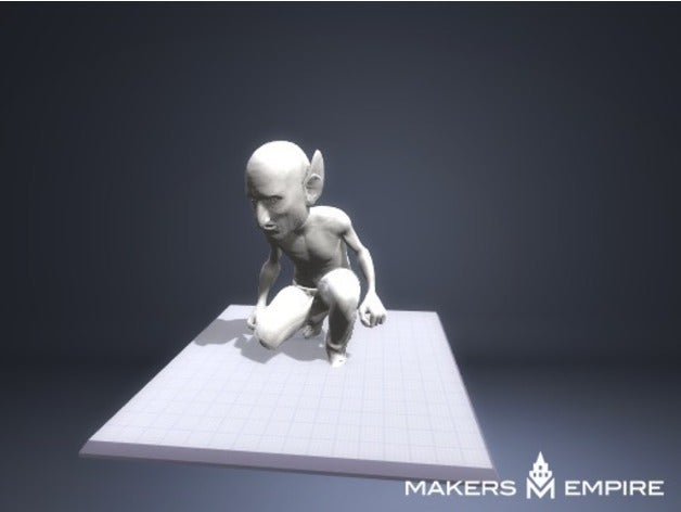 gollum sanat 3D print model - Mito3D