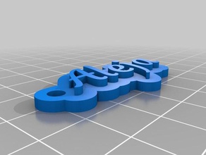 llavero aleja llaveros personalizado 3d print model - Mito3D
