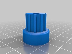 meu personalizados paramétrico polia - 10 de dente Impressora 3d peças personalizado 3d print model - Mito3D
