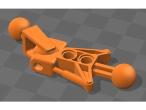 bionicle articolato gamba sia giunti a sfera giochi e giocattoli palla presa di comune giunto ball jointed lego legos compatibili technic 3d print model - Mito3D