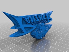 panther Tiere Eishockey logo 3d print model - Mito3D